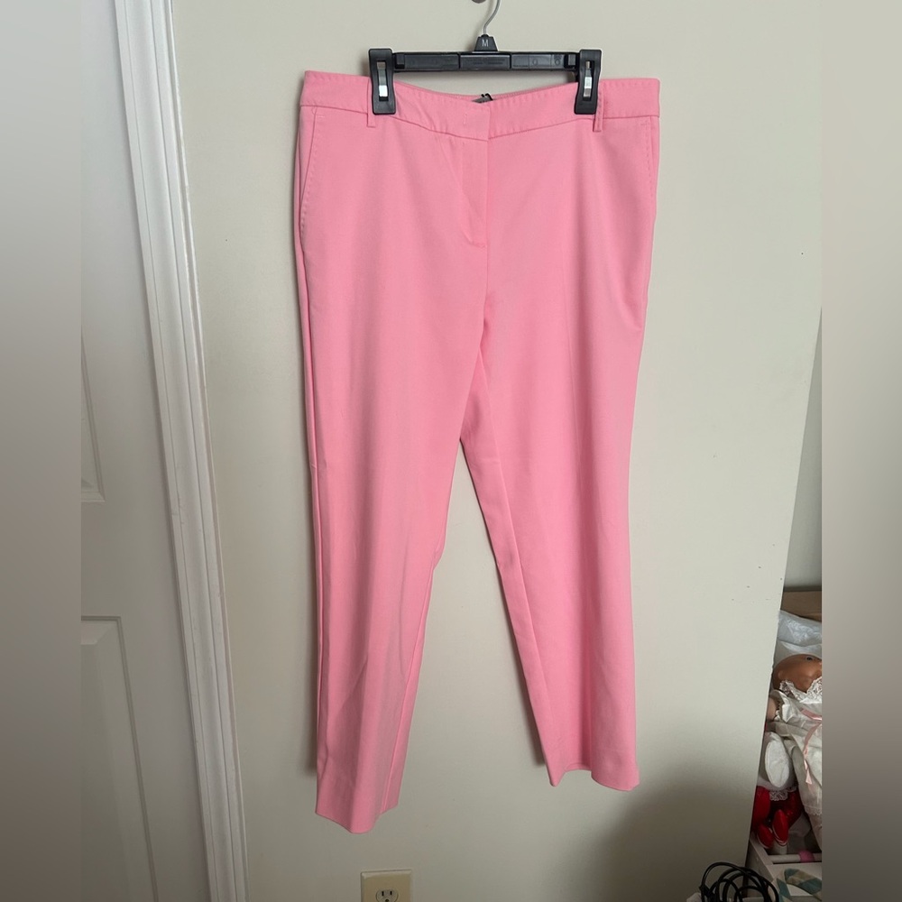 MARELLA Blush Pink Straight-Leg Trousers